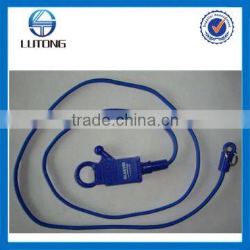 blue elastic cord with plastics hooks