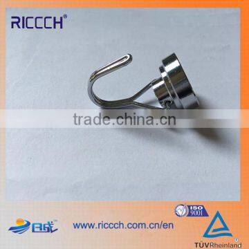 Pot Magnet With Rotatable Hook Neodymium Pot Magnet Hand Drill With Magnet Base Decorative Magnetic Hook photo-3