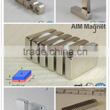 3/4 " x 3/8 " x 3/8 "block Hook Magnet Coted Zinc in Hight Quality photo-2