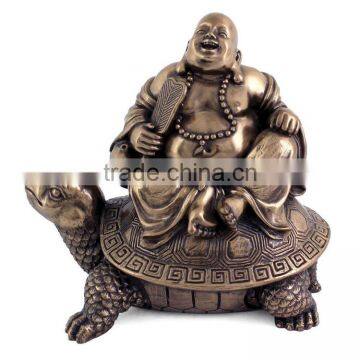 Personalized Handmade Color Painted Decorative Garden Decor Sculpture Turtle