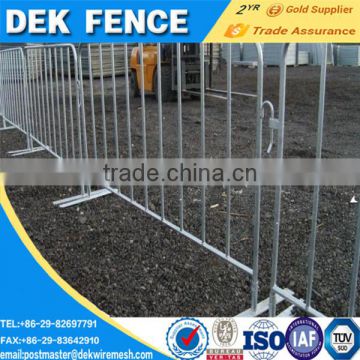 Construction stand used metal barrier