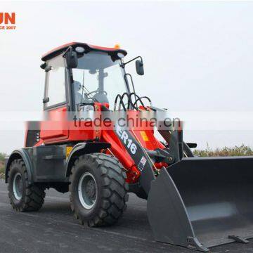 Qingdao Everun New Agricultural Machines ER16 Graaple Forks Loader With Electric Joystick photo-4