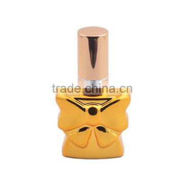 Mini Screw Aluminum Atomizer Glass Spray Bottles Empty Butterfly Shaped Gel Colored Perfume Glass Bottle With Aluminum Cap photo-2