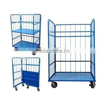Collapsible Supermarket Transport Roll Cage/wire Cage photo-4