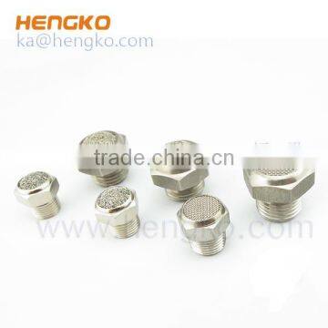 Sintered 316L Stainless Steel Pneumatic Exhaust Muffler Silencer photo-6