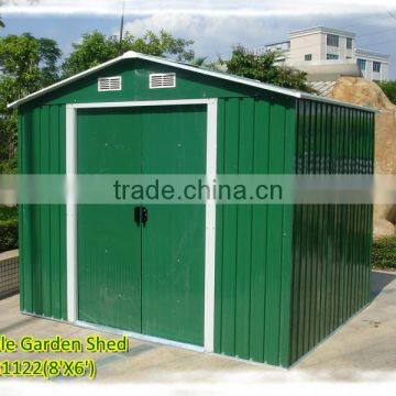 Strong fading resistance green garden shed used for backyard storage (HX81122)