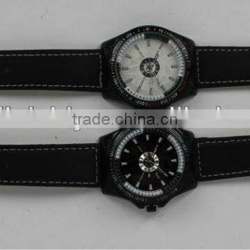 Moda Vogue Generous Synthetic Leather Wathces Big Round Face With Low Price