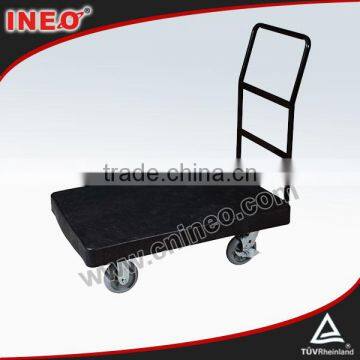 Restaurant And Hotel Plastic Heavy Duty Hand Trolley/Flat Trolley/Platform Trolley