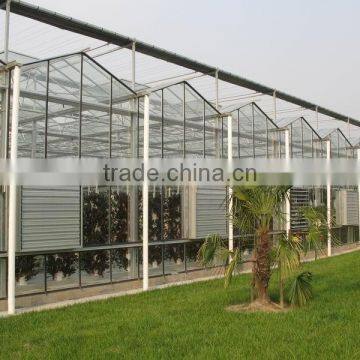 Factory Price Galvanzied Steel Structure Frame Glass Greenhouse photo-6
