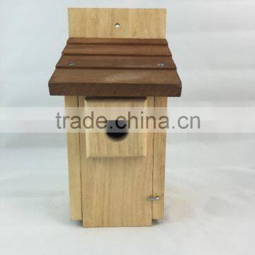 FSC Small New Design Wood House Wooden Bird Cage photo-4
