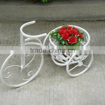 Wrought Iron Vintage Bicycle Flower Stand photo-2