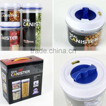 plastic canister ,airtight canister,airtight storage container