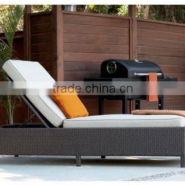 Outdoor beach plastic chaise lounge chairs