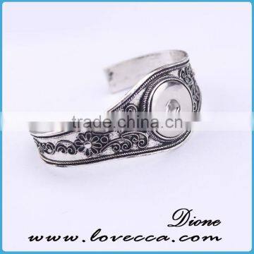 Wholesale Adjustable interchangeable jewelry snap button bracelet