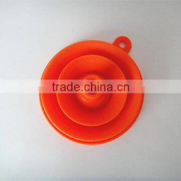 Hot Selling Kitchen Cooking Foldable Collapsible Silicone Dropping Funnel photo-2