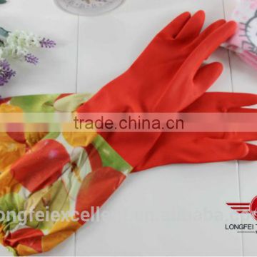 The factory for high quality long sleeve rubber hand gloves