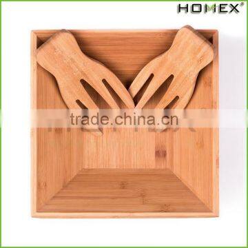 Bamboo Soup Bowl 1 Quart Salad Bowl Set Homex BSCI/Factory