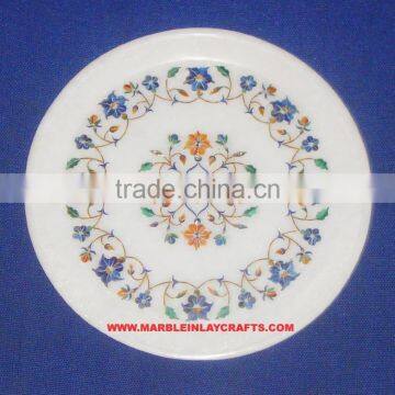 Marble Inlaid Plate Decorative Stone Inlaid