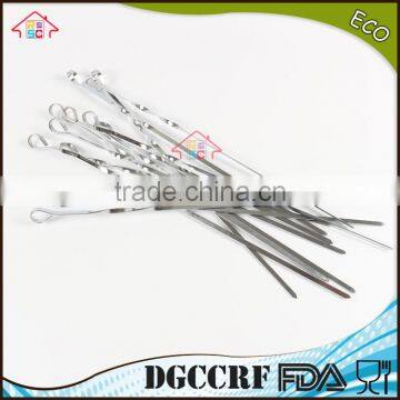 NBRSC Stainless Steel Coated Skewers, BBQ Skewers, Shish Kebab Skewers, Barbecue photo-3