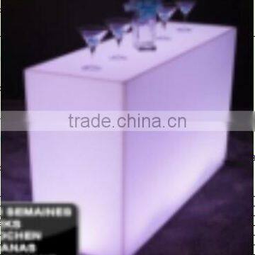 Beautiful Lighting Commerical High Quality Plastic LED Bar Counter With 16 Colors Change by Remote Control photo-5