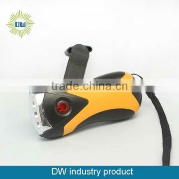 small hand crack flashlight dynamo