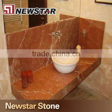 Newstar Rojo Alicante Red Marble Vanity Top Counter Tops for Hotel Designs photo-2