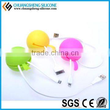 Customized Data Wire Case, Silicone Phone Holder, Funny Silicone Data Link Box photo-5