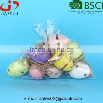 BSCI Audit Factory Cheap Easter Plastic Eggs, Hanging Plastic Easter Eggs photo-3