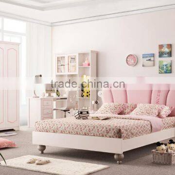 RD602 french wooden furniture of single bed for girls sale in stock