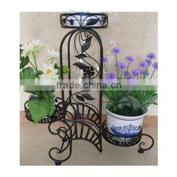 Iron Flower Floor Balcony Flower Rack