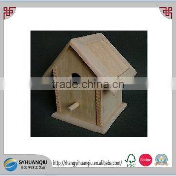 Small Handmade Wooden Bird Cage for One Bird photo-2