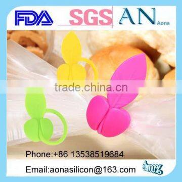 Hot sale Leaf bone shape silicone wire organizer