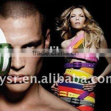 2016 Cheap Price Eco-friendly Popular Color Silicone Belts for Students photo-3