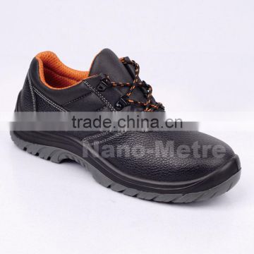 NMSAFETY railway station workers shoes steel toe cap SB standard 1.4-1.6mm cow leather safety shoes