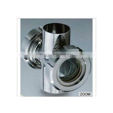 Stainless steel pipe fitting cross