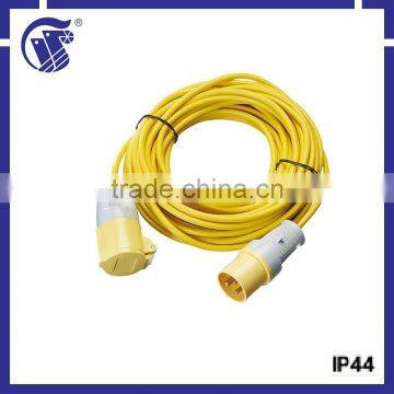 IP44 CEE male connector type high quality usb port extension cord