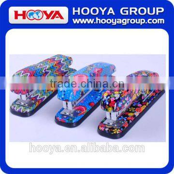 Hot sale metal office floral printing stapler