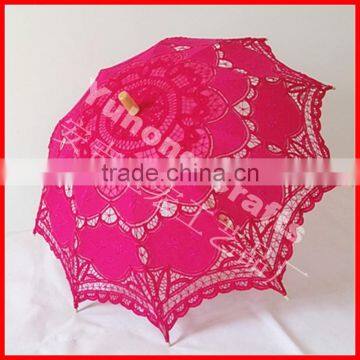 Vogue New Inventions Lace Wedding Lace Parasol Umbrella photo-4