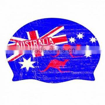 2014 World Cup Brazil National Flag Swim Cap Swimming Cap photo-3