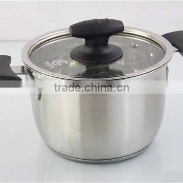 Hot Selling Tall Metal Stainless Steel Soup Pan Sause Pot photo-4
