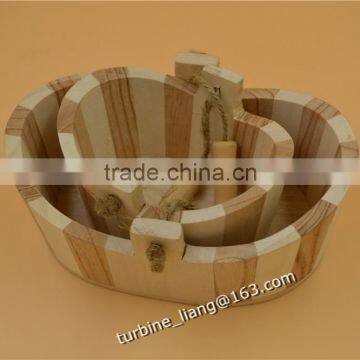 Wooden Baskets of 3pcs photo-2