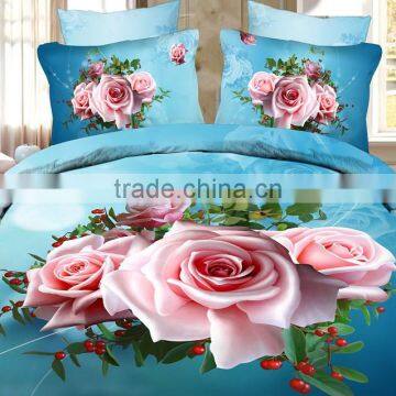 LUURY 3D Animal Horse Leopard Tiger Flower Bedding Bed Sheet Set Bedclothes Duvet Cover Set Bedding Set . photo-6