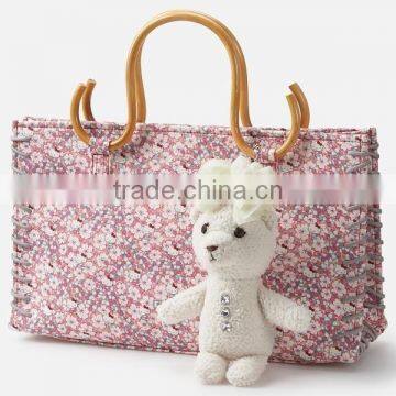 Natural Bamboo Handle for DIY Bag photo-3