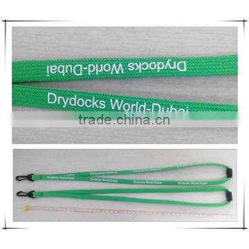 satin finished tube polyster lanyards