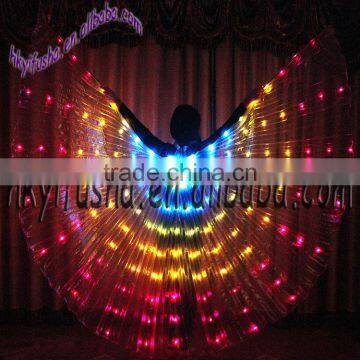 Three colors belly dance LED isis wings for sale M0029-L2