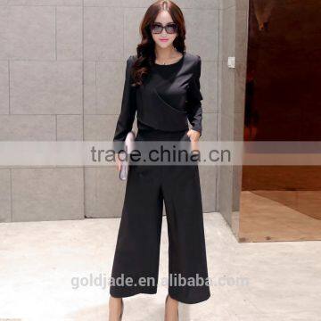 Fashion Designer Top, Stylish Wide Leg Pants Suits photo-2