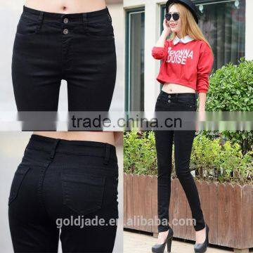 2016 New Autumn Winter Candy Slim Fit Classic Woman Jeans for Female photo-3