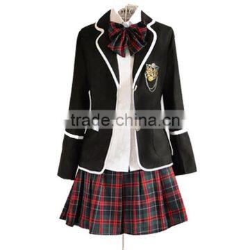 Girl's Formal Felt School Uniform Blazer With Skirt/School Jacket photo-2