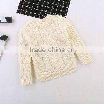 Wholesale Chunky Wool Handmade Cable-Knit Sweater Design for Girls and Boys photo-4