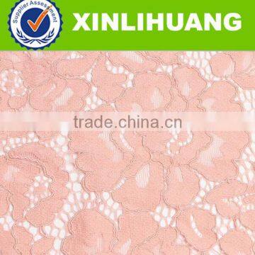 90%Nylon 10%Spandex African Lace Fabric photo-5